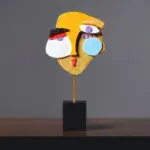 Abstract Face Sculpture