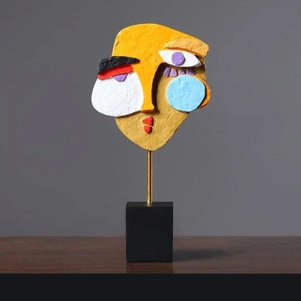 Abstract Face Sculpture -