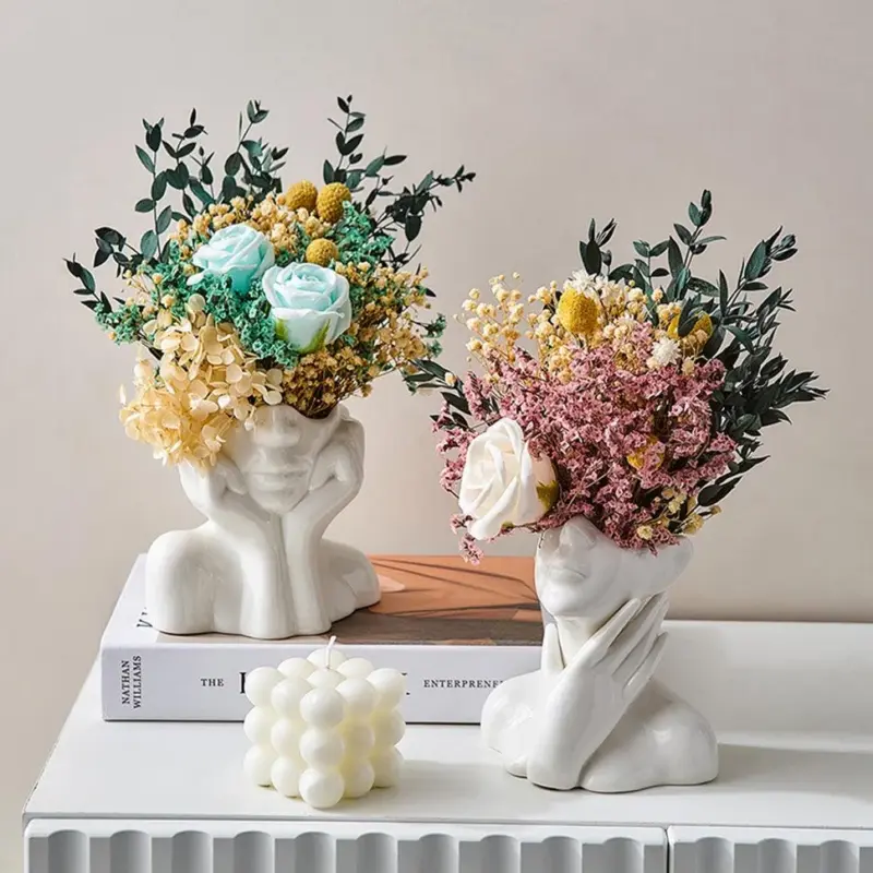 Abstract Facial Expression Vase tag1