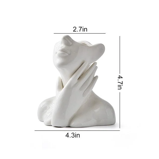 Abstract Facial Expression Vase -  - #tag1#