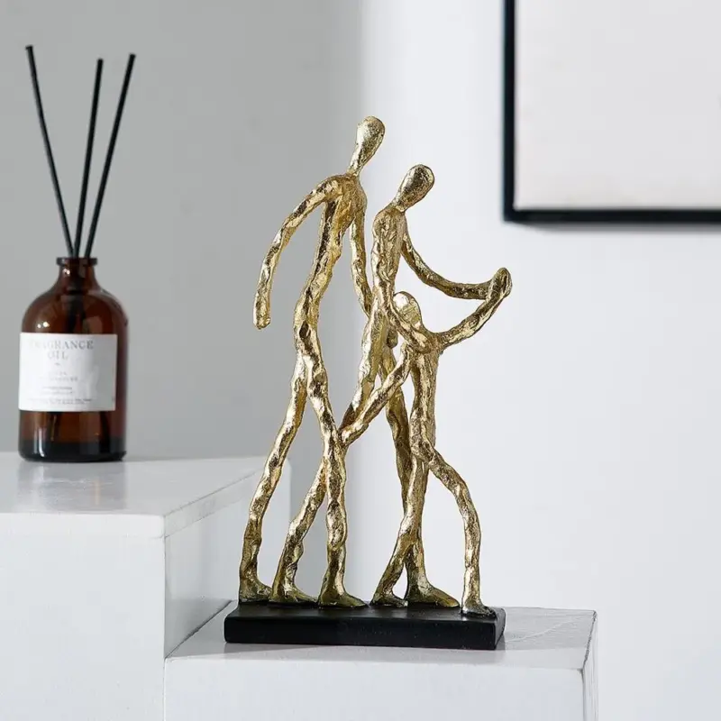Abstract Family Ornaments tag1
