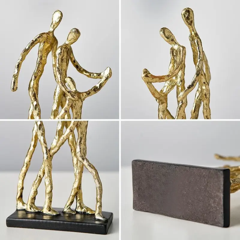 Abstract Family Ornaments tag1