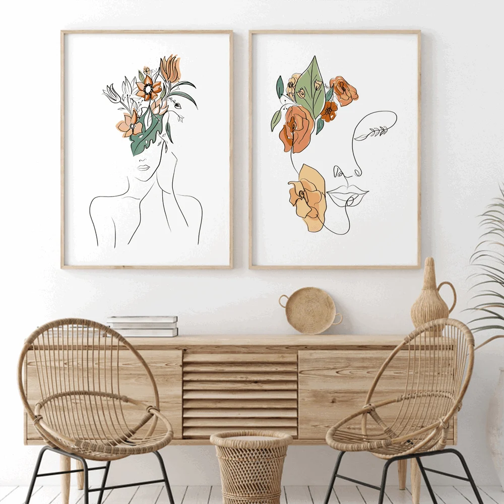 Abstract Flora Women - - #tag1#