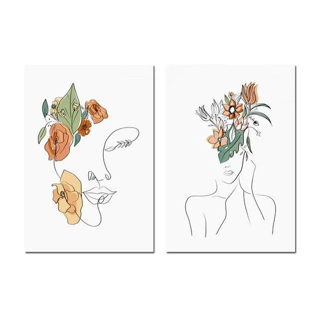 Abstract Flora Women -  - #tag1#