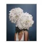 Abstract Flower Avatar Girl Canvas Painting Wall Painting Print Poster Wall Art Bedroom Living Room Modern Home Decoration tag1