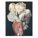 Abstract Flower Avatar Girl Canvas Painting Wall Painting Print Poster Wall Art Bedroom Living Room Modern Home Decoration tag1