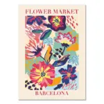 Abstract Flower Wall Canvas Art