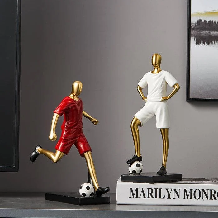 Abstract Football Player Figurine - - #tag1#