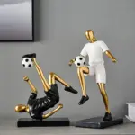 Abstract Football Player Figurine tag1