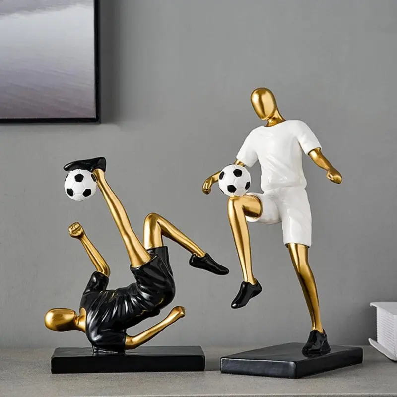 Abstract Football Player Figurine tag1