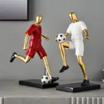 Abstract Football Player Figurine tag1