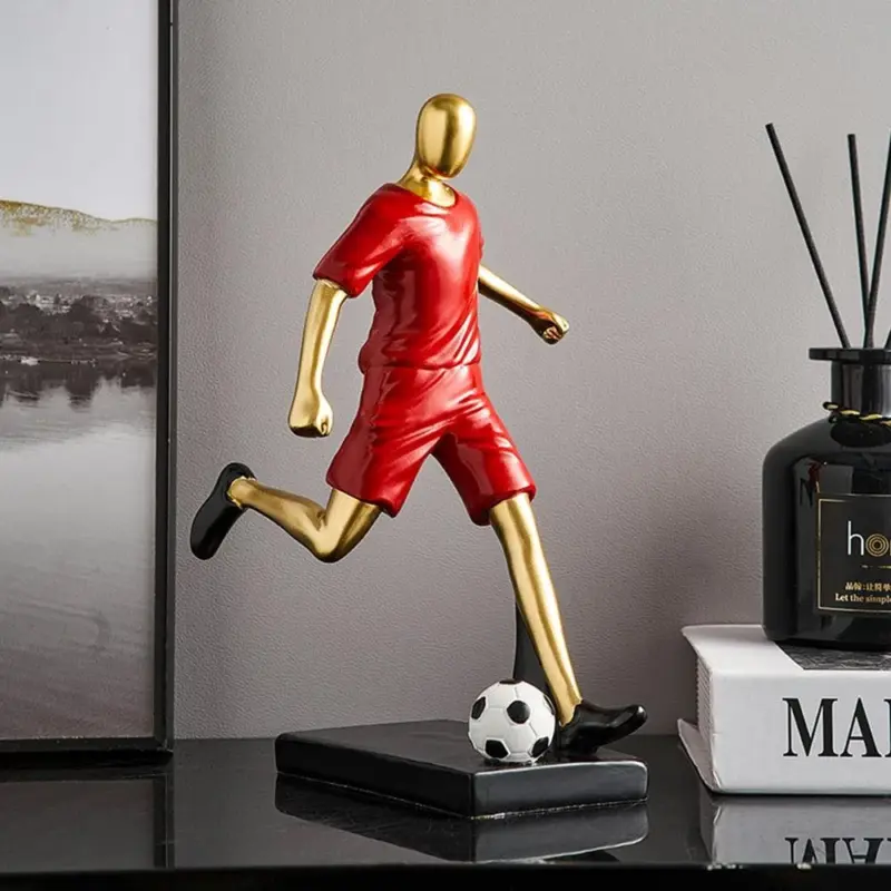 Abstract Football Player Figurine tag1
