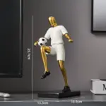 Abstract Football Player Figurine tag1