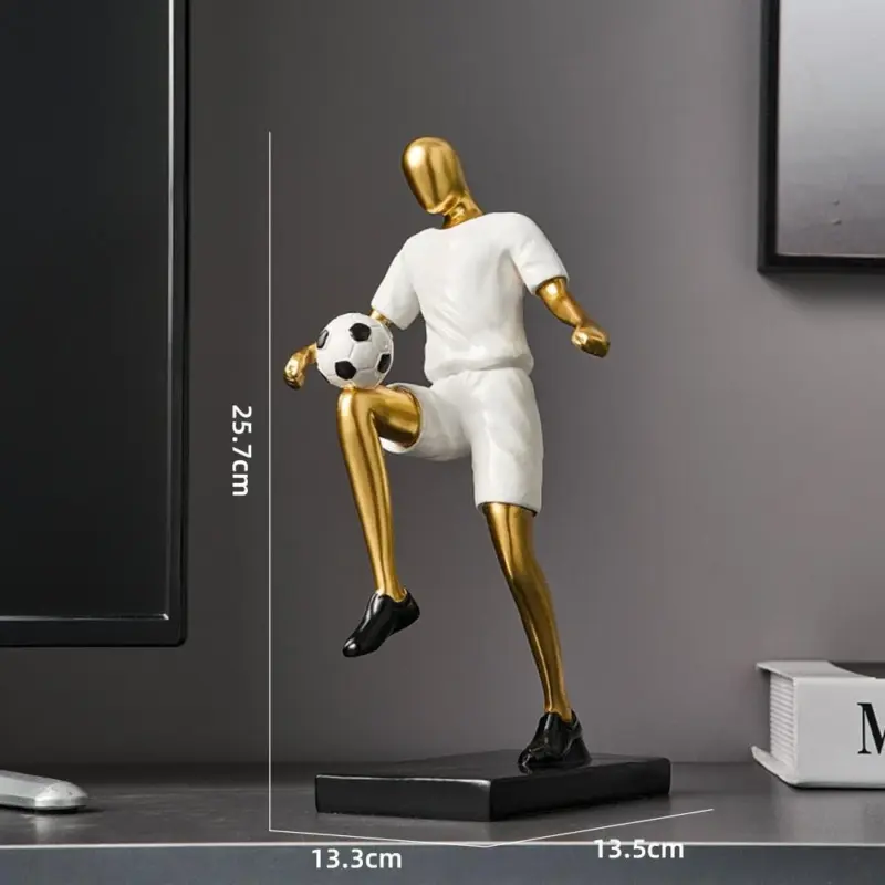 Abstract Football Player Figurine tag1