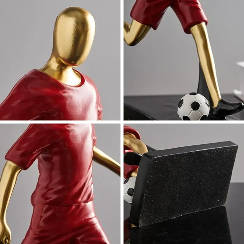 Abstract Football Player Figurine tag1