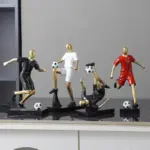 Abstract Football Player Figurine tag1