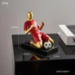 Abstract Football Player Figurine tag1
