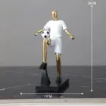 Abstract Football Player Figurine tag1