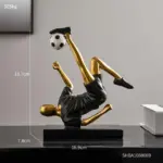 Abstract Football Player Figurine tag1