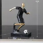 Abstract Football Player Figurine tag1