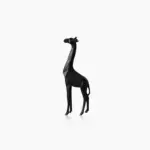 Abstract Geometric Giraffe Statue