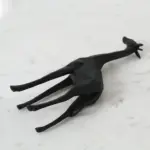 Abstract Geometric Giraffe Statue