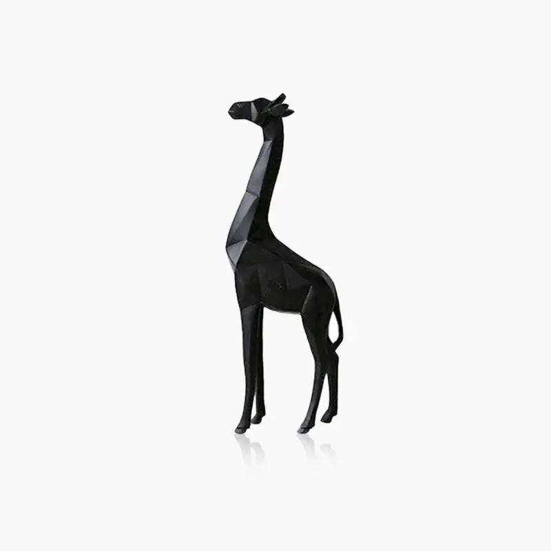 Abstract Geometric Giraffe Statue