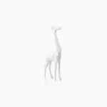 Abstract Geometric Giraffe Statue