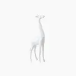 Abstract Geometric Giraffe Statue