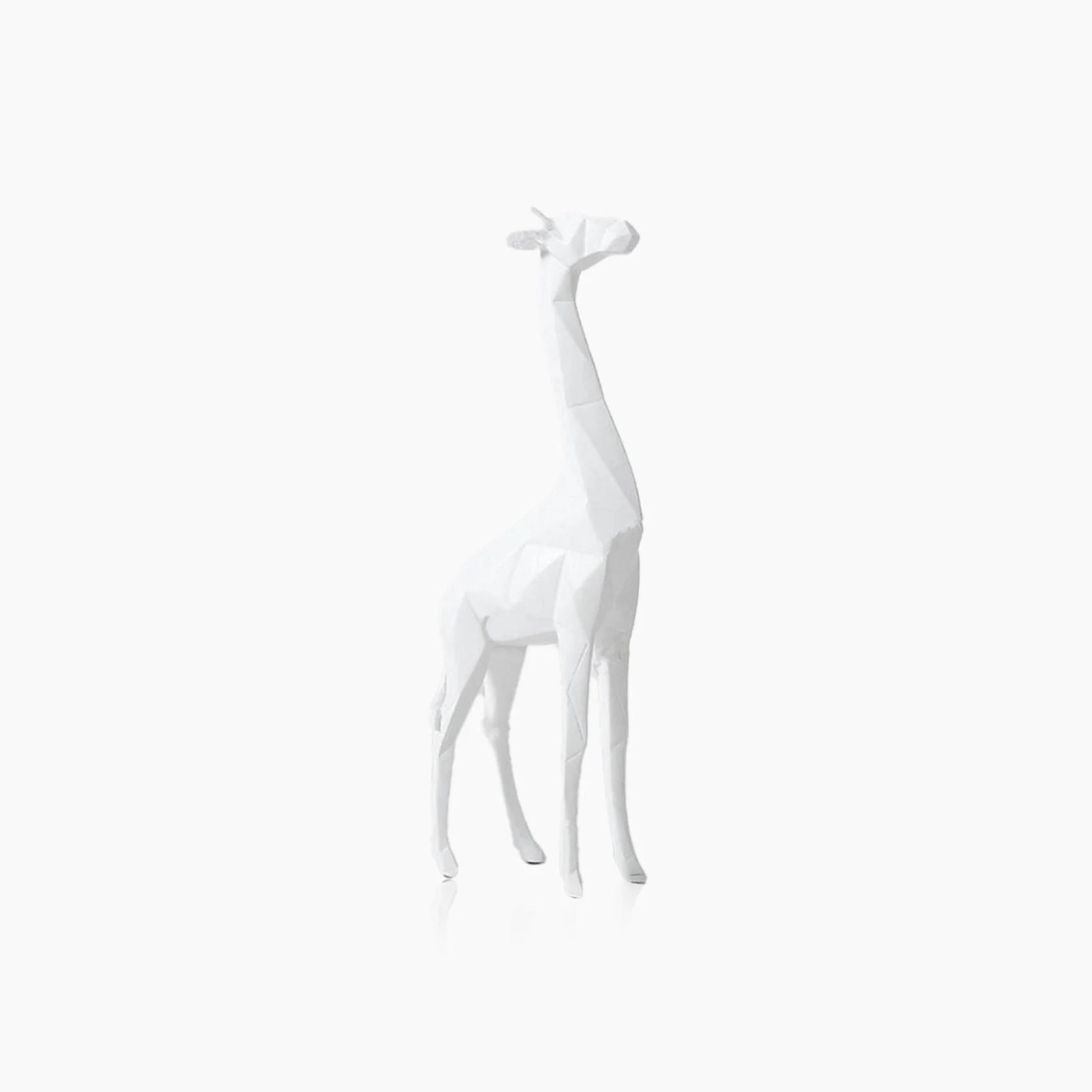 Abstract Geometric  Giraffe Statue -