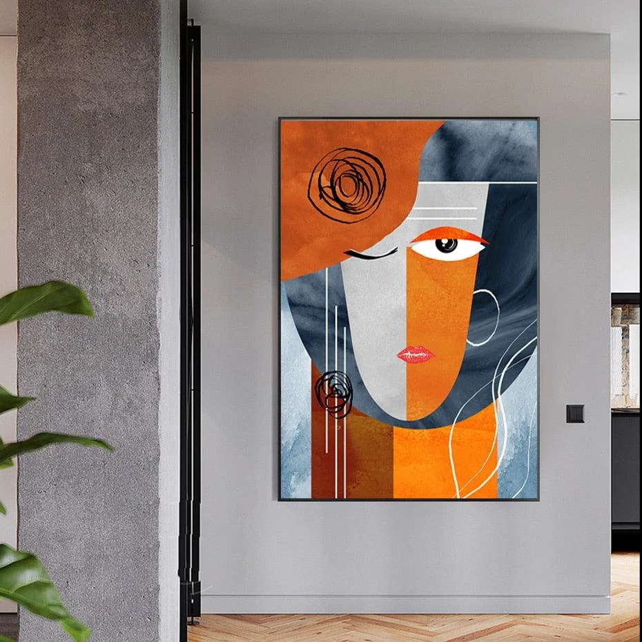 Abstract Geometric Lady - - #tag1#