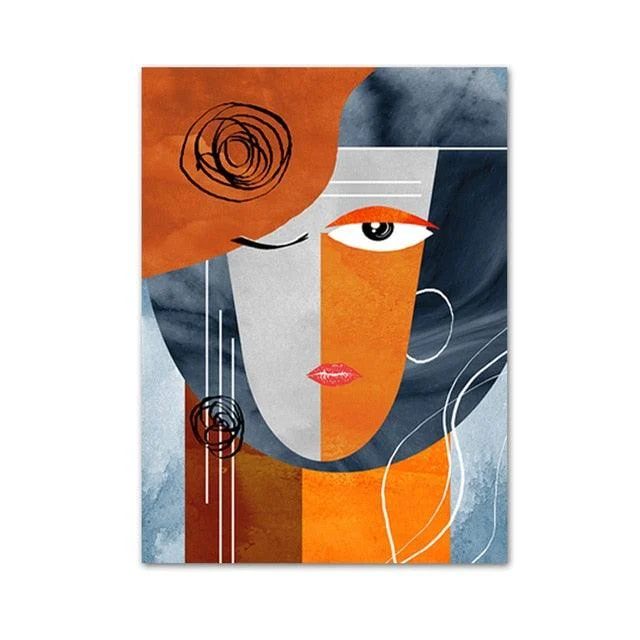 Abstract Geometric Lady -  - #tag1#