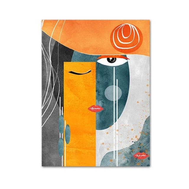 Abstract Geometric Lady -  - #tag1#