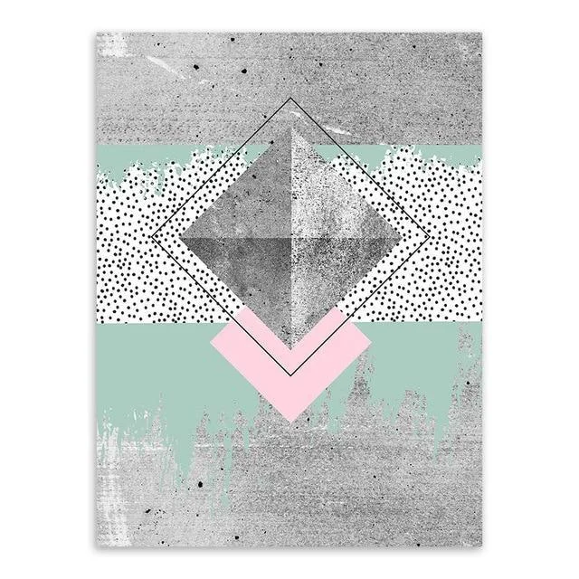 Abstract Geometric Texture Shape Large Canvas Art Poster Print Wall Picture Painting Modern Nordic Living Room Decor -  - #tag1#