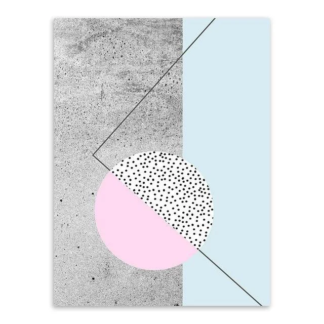Abstract Geometric Texture Shape Large Canvas Art Poster Print Wall Picture Painting Modern Nordic Living Room Decor -  - #tag1#