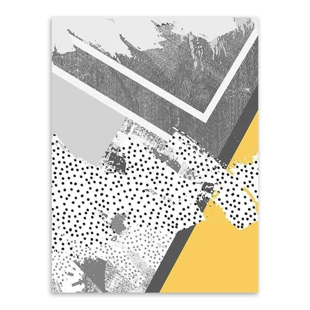 Abstract Geometric Texture Shape Large Canvas Art Poster Print Wall Picture Painting Modern Nordic Living Room Decor -  - #tag1#