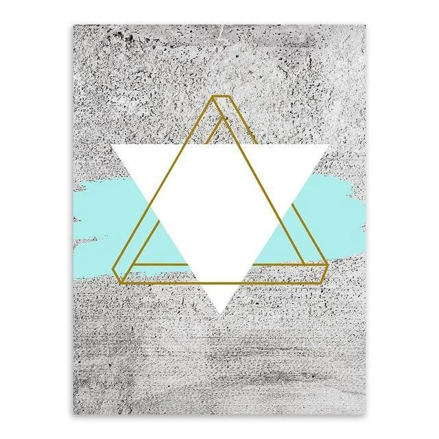 Abstract Geometric Texture Shape Large Canvas Art Poster Print Wall Picture Painting Modern Nordic Living Room Decor -  - #tag1#