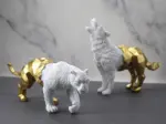 Abstract Geometric Wildlife Sculpture tag1