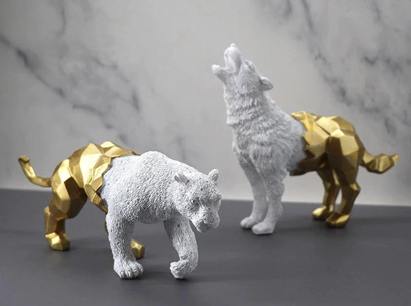 Abstract Geometric Wildlife Sculpture -  - #tag1#