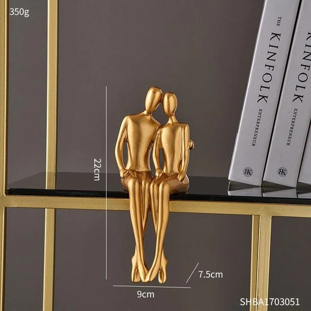 Abstract Golden Lover Decor -  - #tag1#