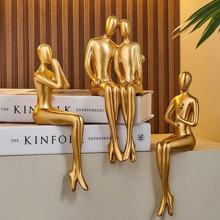 Abstract Golden Lover Decor -  - #tag1#