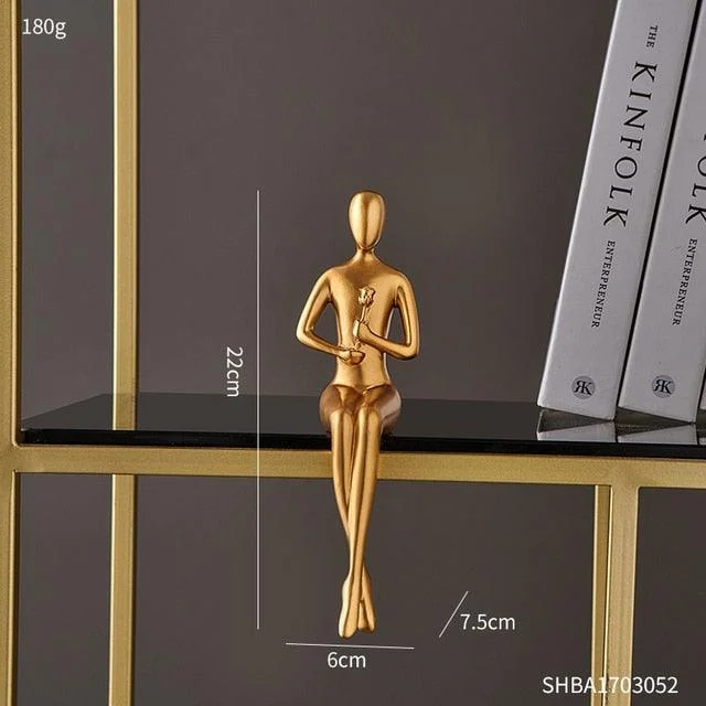 Abstract Golden Lover Decor -  - #tag1#