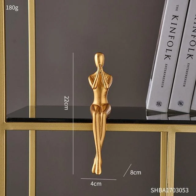 Abstract Golden Lover Decor -  - #tag1#