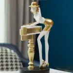 Abstract_Golden_Snooker_Player_Figurines_-_-_tag1_-4121684 Abstract Golden Snooker Player Figurines tag1