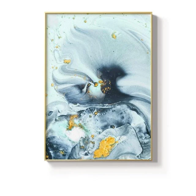 Abstract Golden Snow River -  - #tag1#