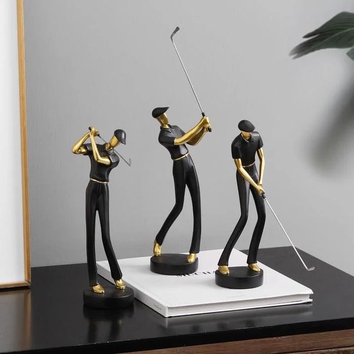 Abstract Golfer figurines -  - #tag1#