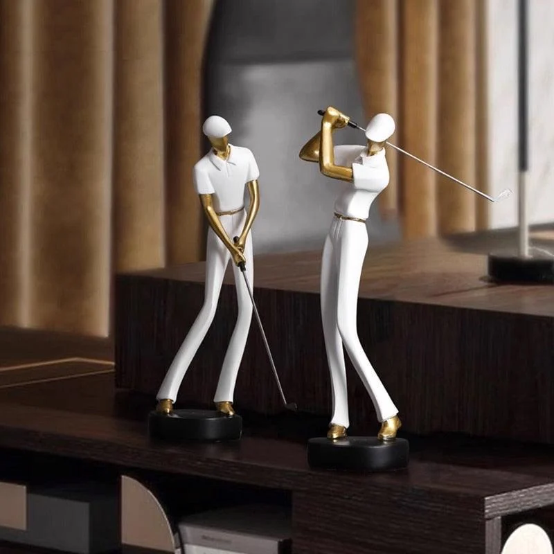 Abstract Golfer figurines -  - #tag1#