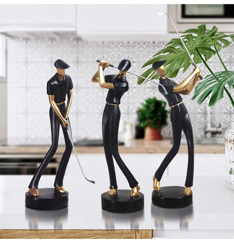 Abstract Golfer figurines -  - #tag1#