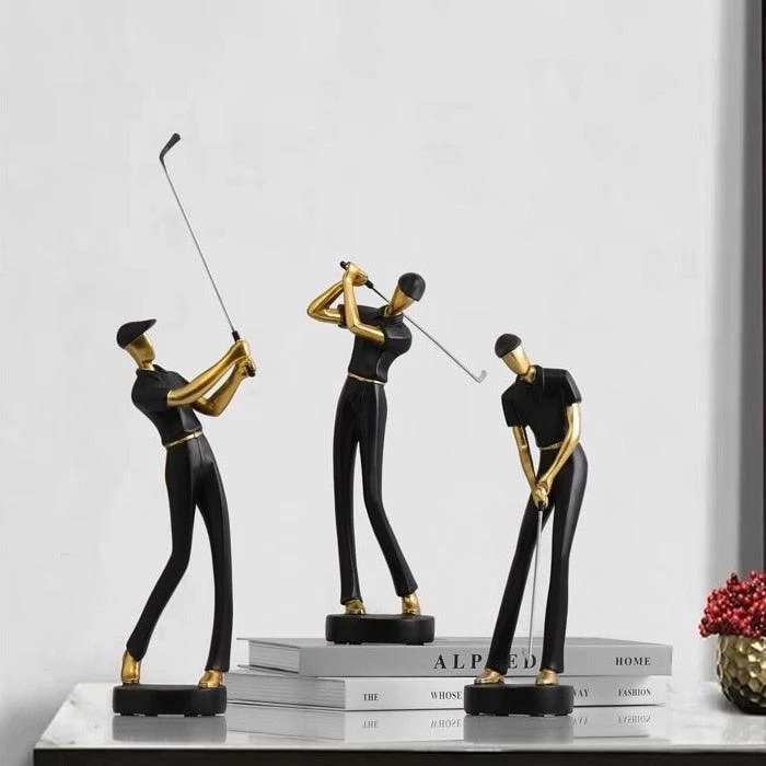 Abstract Golfer figurines -  - #tag1#