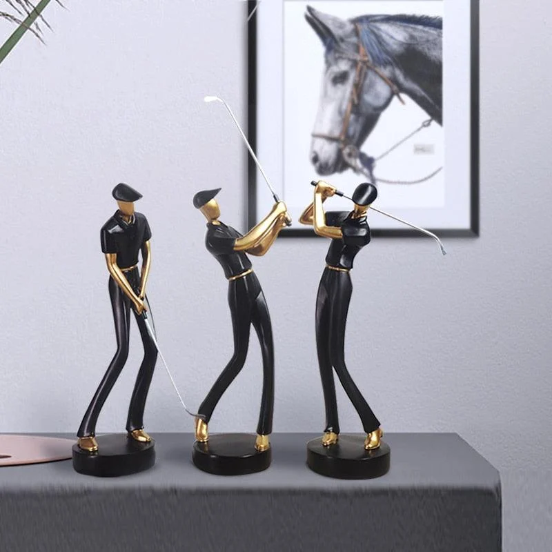 Abstract Golfer figurines -  - #tag1#